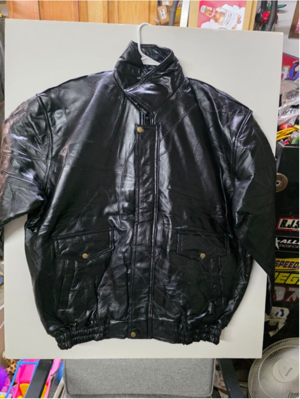 Brand new genuine Leather Napoline Leather outfitters Jacket 3x